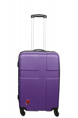 T-Bags Deep Purple ABS 24 Inches Trolley Bag-TC03R