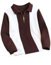 T-Shirt for Men Zip Neck Texture Self Design Cotton Blend Mens Tshirts...