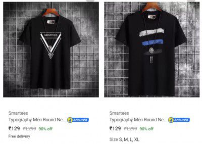 T-Shirts @ 90% Off