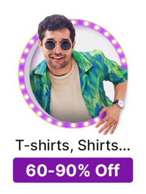 T-shirts & Shirts @ minimum 60-90% off on Flipkart Big Billion Days  