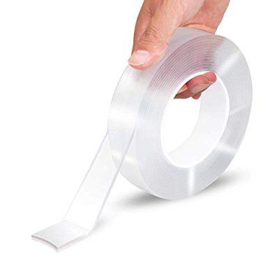 T TOPLINE Grip Tape Double Sided Tape Heavy Duty Adhesive Tape Magic Tap(1mm Thick x 1M Length)