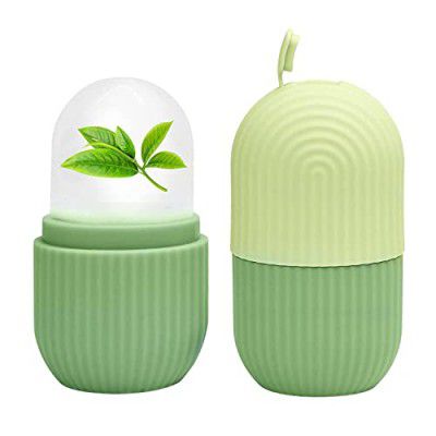 T TOPLINE Silicone Ice Face Roller for Eye and skin glowing ice cube Face Massage Circle Pore Shrink Face Skin Care Ice roller( Multicolor)
