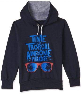 T2F Boys Cotton Hooded Neck Sweatshirt
