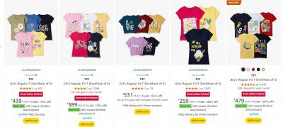 T2F Boy's T-Shirts Upto 86% Off