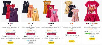 T2F Girl's Dress Upto 86% Off | Start At Rs.195