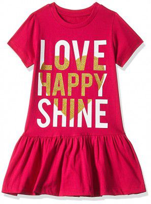 T2F Girls Knee Length Casual Dress