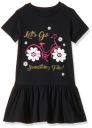 T2F Girls Printed Regular Casual Dress...