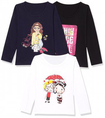 T2F Girls T-Shirt Pack of 3