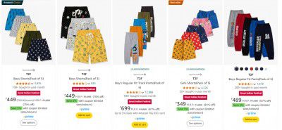 T2F Track Pants & Shorts Minimum 60% Off