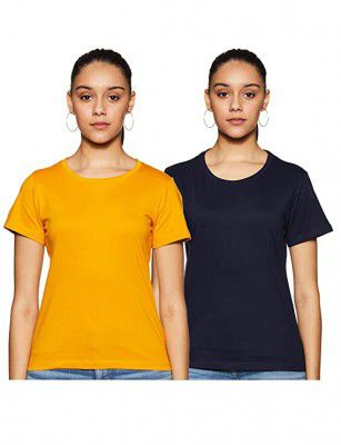 T2F Womens Regular fit T-Shirt (Pack of 2)