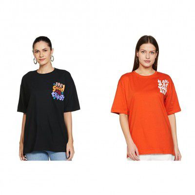T2F Women's T-Shirt Pack of 2