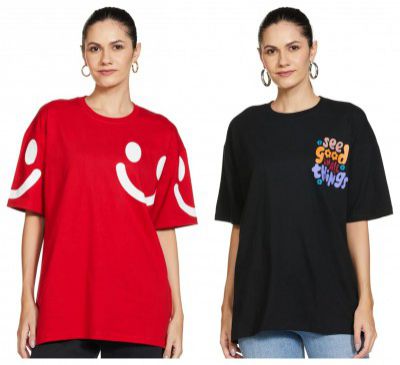 T2F Women's T-Shirt Pack of 2