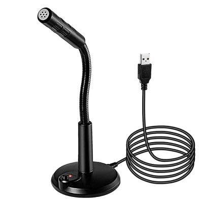 Tablor Noise Cancelling Mic for PC USB Microphone for Windows and Mac, Professional Microphone for PC