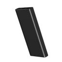Tacton Power Bank PHX67, 10,000mAh, Metallic Square Body, Slim...