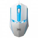 TAG EVE Wired Optical Mouse White USB Interface