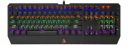 TAG GAMERZ Anti-Ghosting USB-A Mechanical Warrior Gaming Keyboard with (Blue ) OUTEMU Switch with 6 Zone Color Backlight, 18 Lighting Effects...