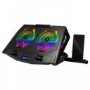 TAG Gamerz Thunder Laptop Cooling Pad – 2 Silent RGB Turbo Fans...
