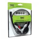 TAG Wired Over Ear Headphone Headset with Mic and Virtual Surround Sound...