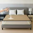 TAG24 PVC Waterproof Mattress Protector | 100% Waterproof Premium Fitted Bed Cover  (Beige, King (72x78))...