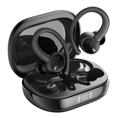 TAGRY Wireless Earbud Bluetooth 5.3 Over-Ear Sport Touch Control Hi-Fi Stereo True TWS
