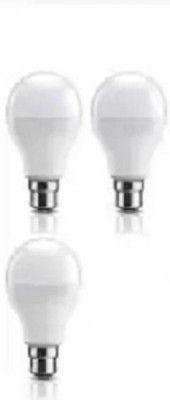 Tahiro 9 W Standard B22 LED Bulb (White, Pack of 3)