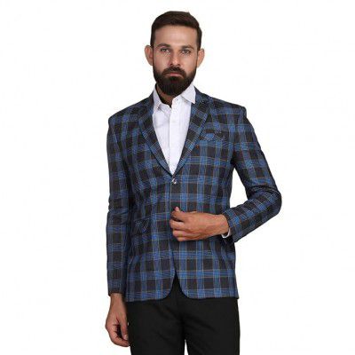 TAHVO Tweed Check Men Suit
