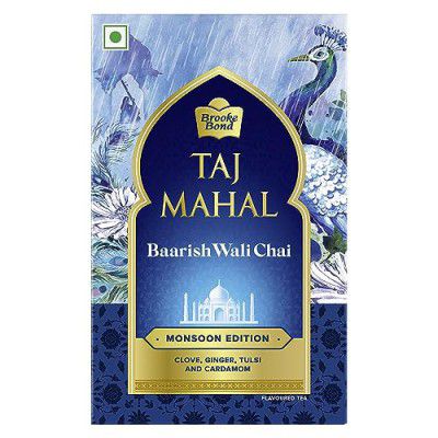 Taj Mahal Baarish Wali Chai | Monsoon Edition Tea | Ginger, Cloves, Tulsi, Cardamom |