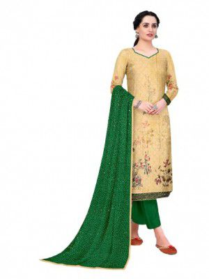 Take Off Ladies Suit with Heavy Dupatta for Women & Girls Yellow