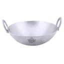 Taluka Aluminium Kadhai Wok with Handle 2 L 10.12 X 3.12 Inch Steel Silver...