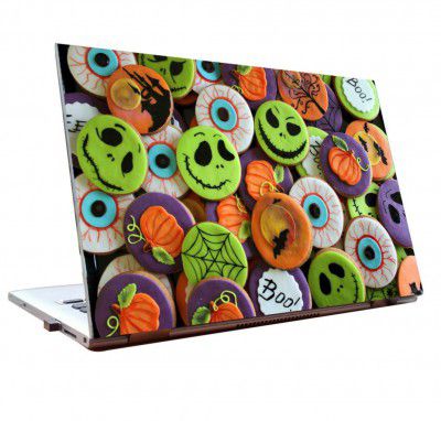 Tamatina Laptop Skins 12 inch - Scary Buttons - Stickers - Halloween - Hd Quality