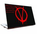 Tamatina Laptop Skins 14 inch - V for Vendetta - Anonymous - Movie Skins - HD Quality...