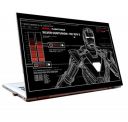 Tamatina Laptop Skins 15.6 inch - Iron Man - Blue Print - HD Quality...