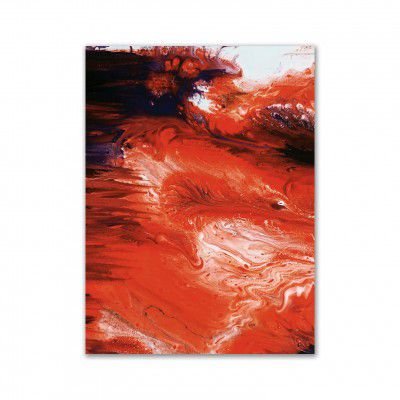 Tamatina Wall Sticker | Modern Art | Abstract Art | Wall Decor | Office | Hotel | Living Room | Self Adhesive | Multicolor |Size-122X92 cms.a6312