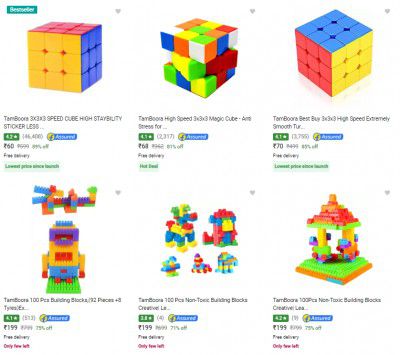 Tamboora Puzzles And Cubes Upto 89% Off