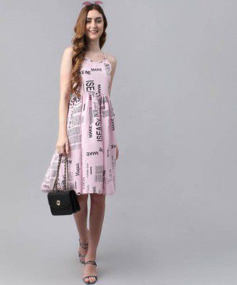 TANDUL Women Fit and Flare Multicolor Dress