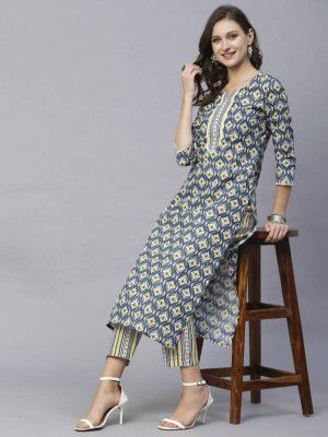 TANU FASHIONS  Women Viscose Rayon Kurta Pant Set
