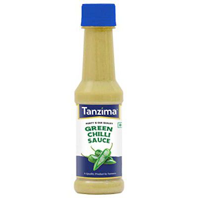 Tanzima Red Chilli Sauce, Green Chilli Sauce, SOYA Sauce and Synthetic Vinegar Combo Offer Pack of 4 (200g Each)
