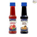Tanzima Tomato Ketchup and SOYA Sauce, Combo Offer Pack of 2 (200g Each)...
