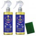 Tap and Shower Cleaner, 250ml, 2-Pack with Scrubber...