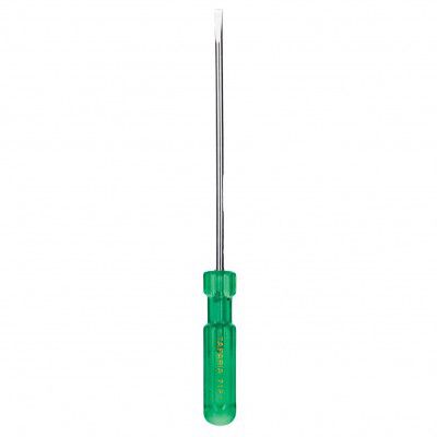 Taparia 712 Flat Tip Screw Driver, Green & Silver, (Tip Dimensions: 4.0 X 0.6 Mm, 1 Pc)