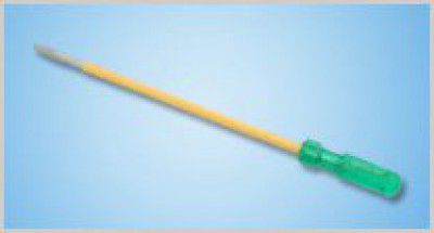 Taparia 822 I Steel (3.5 x 0.5mm) Insulated Screw Driver (Green and Yellow)