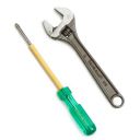 Taparia TK-066 1171, 905I Insulated Screwdriver 2 In 1 & Adjustable Spanner 8" Set...