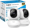 Tapo TP-Link C210P2 360° 3MP 2K 2304 Full HD 1296P Video Pan/Tilt Smart Wi-Fi Security Camera | Pack of 2,White...