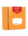 TARGET PUBLICATIONS Hard Brown Cover Small One Side Ruled & One Side Blank/Unruled Notebooks | 72 Pages |155 cm x 19 cm Approx | Pack of 6 Books...