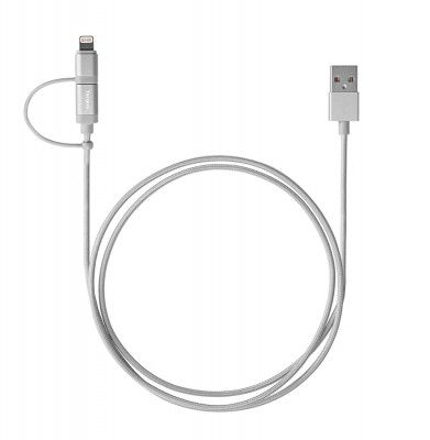 Targus Aluminium Series 2-in-1 Lightning Cable 