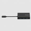 Targus Power USB 3.0 Type C to USB 3.0 Type A, LAN Port Multi-Port Hub (Compact Design, Black)...