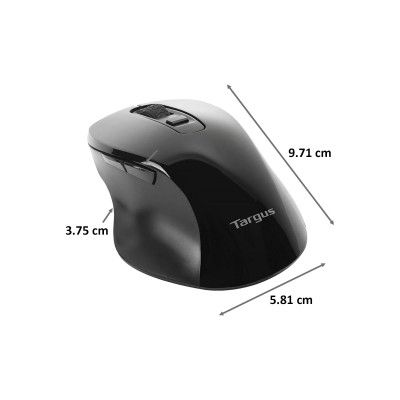Targus W16 1600 DPI Wireless USB Mouse (AMW615AP, Black)