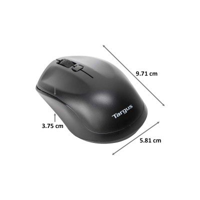 Targus W610 1600 DPI 4 Keys Wireless Optical Mouse (AMW610AP, Black)