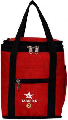 taschen School and Office tiffin bags Lunch, Box, Bag, Keep Food Hot Waterproof Lunch Bag (Red, 4 L)