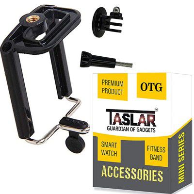 Taslar Tripod Monopod Mount Adapter For Mobile Phone, Smartphones With Universal Mobile Holder